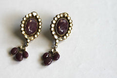 Antique Ruby Earrings Vintage...