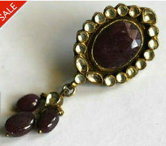 Antique Ruby Earrings Vintage...